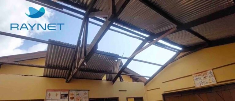 MKF and Raynet Re-Roof Akotobinsin Primary Classroom