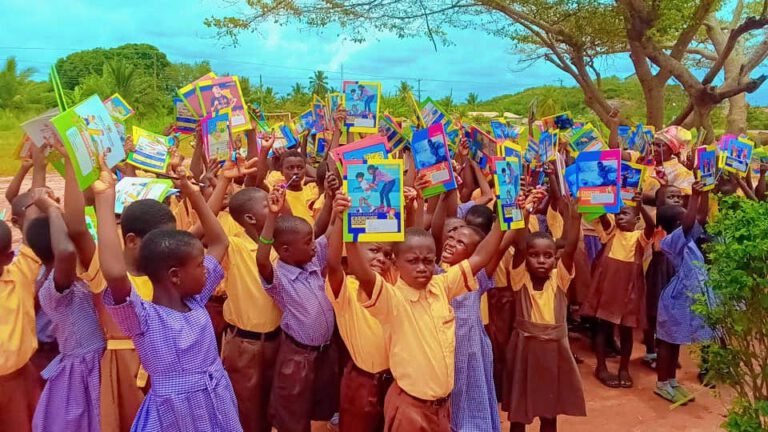 MKF and Partners Donate Learning Materials to Bronyibima Basic School